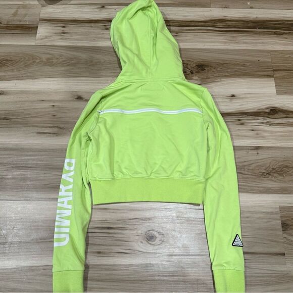 Black Pyramid Neon Cropped Hoodie Women’s Small - Picture 4 of 6